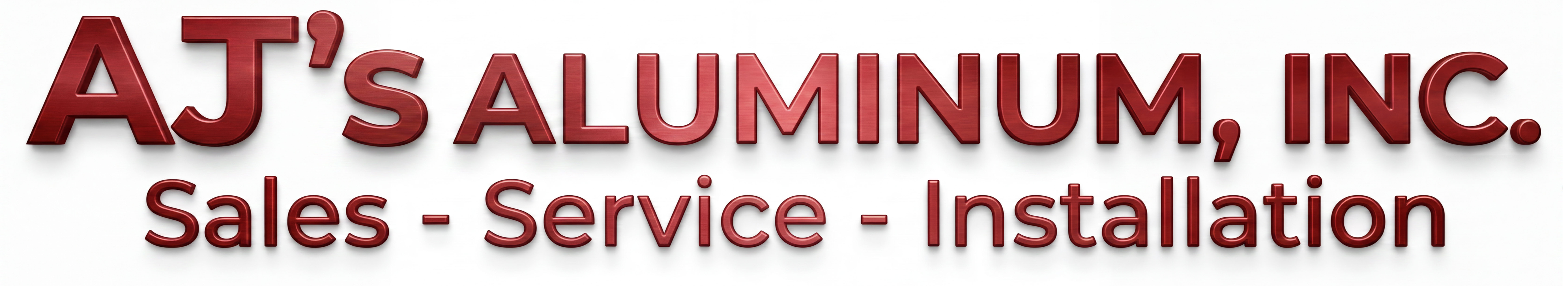 AJ's Aluminum Inc 2026 Logo